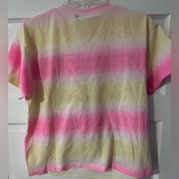 Disney Mickey Mouse Single Stitch vintage tie-dye t-shirt medium pink yellow EUC - Picture 5 of 6